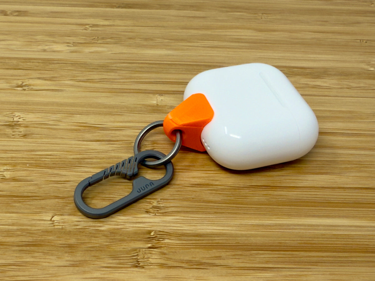 アクセサリー sara JURA ANCHOR VIBRANT ORANGE + NATURAL TITANIUM CARABINER for