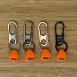 Load image into Gallery viewer, USB-C JURA ANCHOR VIBRANT ORANGE + ZINC ALLOY CARABINER  for AirPods
