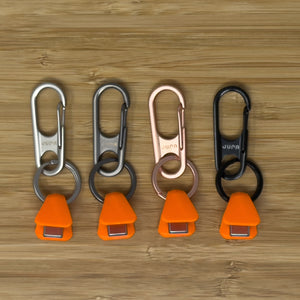 USB-C JURA ANCHOR VIBRANT ORANGE + ZINC ALLOY CARABINER  for AirPods