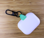 Load image into Gallery viewer, JURA ANCHOR CATALINA AQUA + ZINC ALLOY CARABINER  for AirPods Lightning+USB-C
