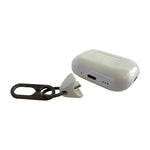 Load image into Gallery viewer, JURA ANCHOR Arctic White + NATURAL TITANIUM CARABINER for AirPods Lightning+USB-C
