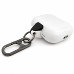 Load image into Gallery viewer, JURA ANCHOR Panda Black Carbon Fiber &amp; Arctic White + NATURAL TITANIUM CARABINER for AirPods Lightning+USB-C
